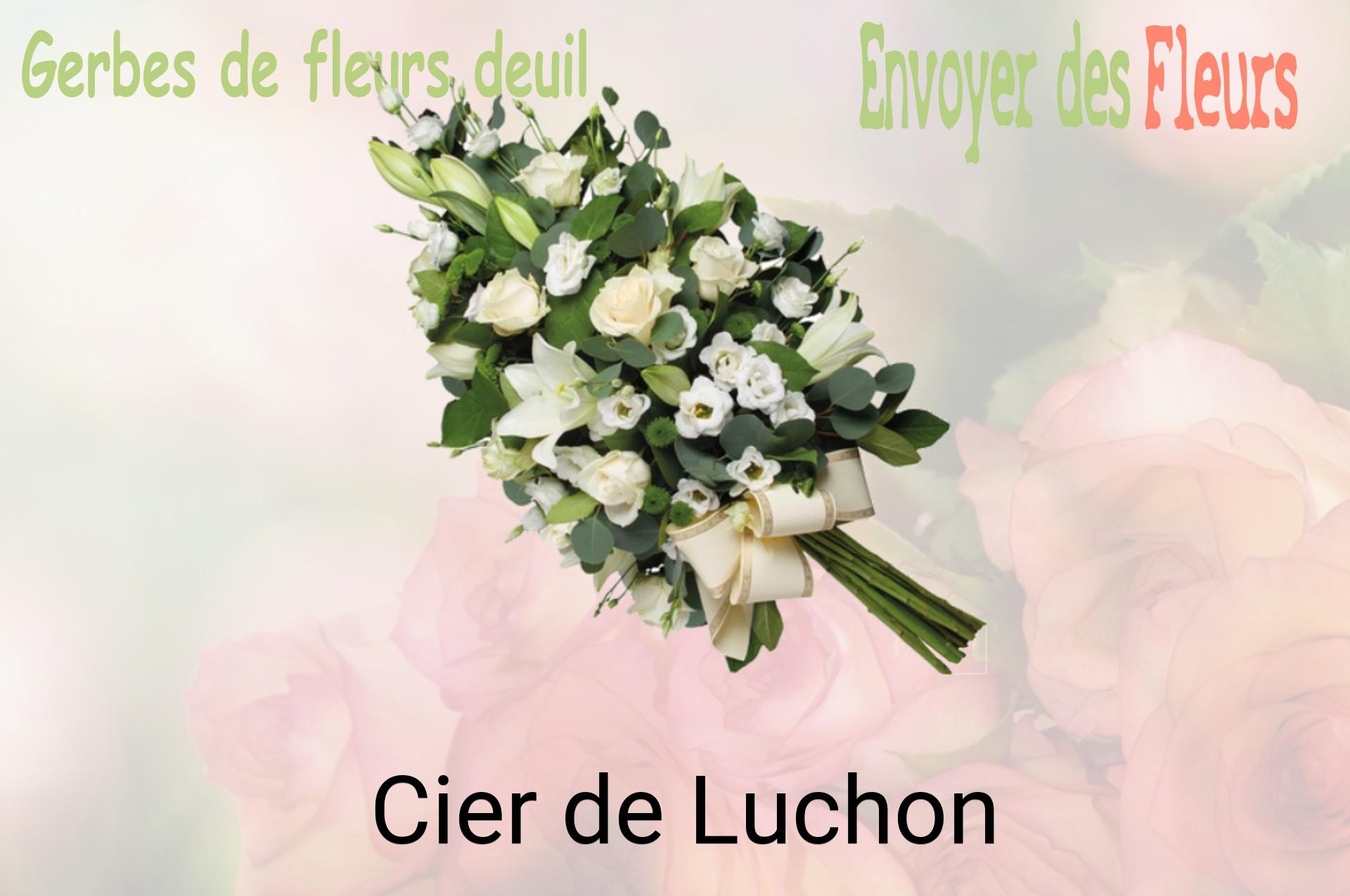 Gerbe de fleurs de deuil livrée à Cier-de-Luchon